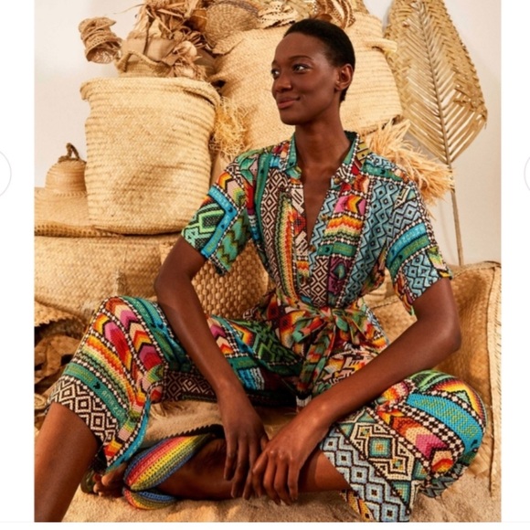 FARM Rio Multicolor Patterned Jumpsuit - Picture 3 of 7